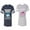 Men Navy / Women Heather, variant on Dady Mama Shark Matching Couple Cotton Jerseys (Men Navy / Women Black) (Men S / Women S)
