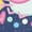 HEATHER NAVY, variant on Peppa Pig - Evie Photos - Toddler Girls Short Sleeve T-Shirt
