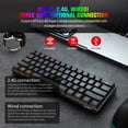 thumbnail image 2 of HXSJ L800 Teclado mecánico de tres modos 61 teclas Soporte de teclado RGB, 2 of 8