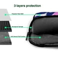 thumbnail image 5 of ZICANCN Laptop Case 14 inch, Abstract Pastel Tulip Work Shoulder Messenger Business Bag for Women and Men, 5 of 7