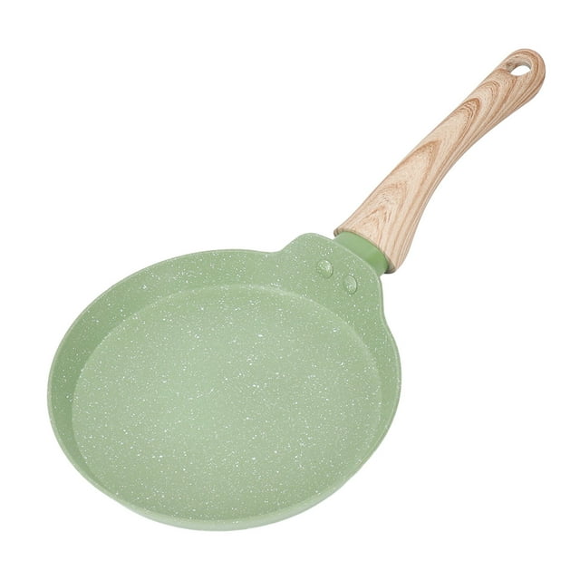 Frying Pan with Handle, Even Heating, Excellent Heat Conductivity, Non Stick Omelet Pan for Home Use