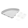 thumbnail image 4 of Bathroom Shelf Organizer Snap Up Corner Shelf Bathroom Corner Shelf Shower Storage Wall Holder Shampoo Holder Stand, 4 of 8