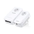 thumbnail image 1 of TP-LINK AV1200 1200 Mbit/s Ethernet Wifi Blanco 2 pieza(s) TP-Link TL-WPA8631P KIT, 1 of 7