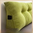 thumbnail image 5 of Cojín de noche de vellón de maíz, bolsa suave, respaldo grande, almohada de lectura, almohada triangular de protección de cintura, sofá de sala de estar, almohada suave, 5 of 5