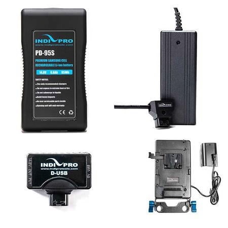 UPC: 0741533994847 | Blackmagic Pocket Cinema 4K 95Wh V-Mount Battery Kit  Includes V-Mount Plate with Canon LP-E6 Dummy Battery  D-Tap Pro Battery Charger