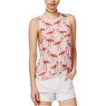 thumbnail image 1 of Carbon Copy Womens Flamingo Tank Top, Pink, Small, 1 of 1