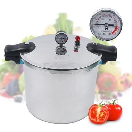 

Loyalheartdy 23 Quart Pressure Cooker Canner with Pressure Control Explosion Proof Pressure Pot Cookware with Steam Release Valve
