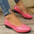 thumbnail image 4 of Women Cute Ballet Shoes Round Toe Comfortable Flat Slip on Loafers Lightweight Formal Casual Evening Prom Dress Shoes Pink Size 9, 4 of 6