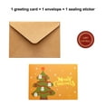 thumbnail image 2 of CNKOO 10 Pieces Christmas Greeting Cartoon Printed Paper Cards Envelopes Kids Set Handmade Baby Shower Invitations Accessories Type 4, 2 of 8