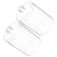 thumbnail image 3 of Acrylic Cotton Swab Holders Transparent Storage Jars for Cotton Balls, Pads & Accessories Dust & Moisture Resistant Organization Solution, 3 of 5