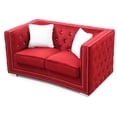 thumbnail image 4 of Glory Furniture Miami G809-L Loveseat , RED, 4 of 6