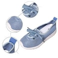 thumbnail image 6 of Xiaoxatg Women's Casual Sneakers Breathable Mesh Comfortable Walking Shoes Lace Up Design for Daily Activities and Versatile Styling 9.5 Light Blue, 6 of 9