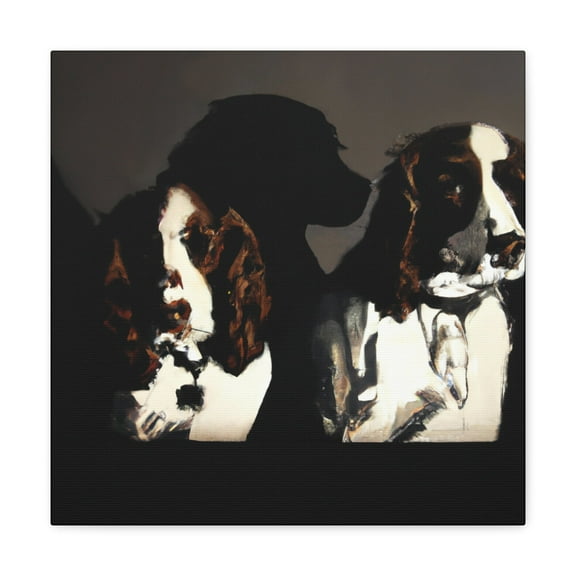 "Loved English Springer Spaniel" - Canvas