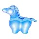 thumbnail image 2 of Estatua de caballo de en miniatura, escultura de animal coleccionable para centro de mesa de año Nuevo, para cumpleaños, oficina, dormitorio, Azul, 2 of 8