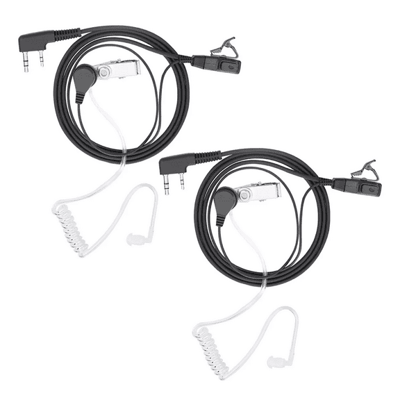 Manos Libres Audífonos Para Baofeng Kenwood Linton 2 pzs Blanco