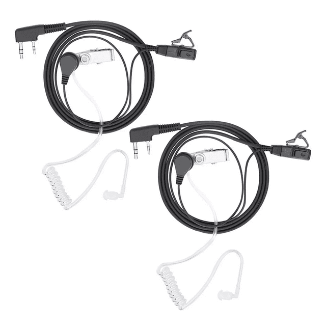 Manos Libres Audífonos Para Baofeng Kenwood Linton 2 pzs Blanco