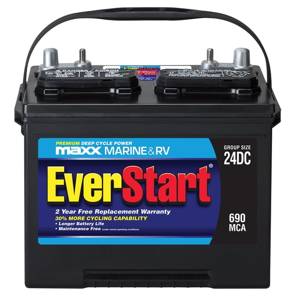 Everstart Maxx Lead Acid Marine Rv Battery Group Size 24dc Walmart Com Walmart Com