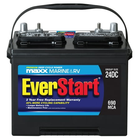 EverStart Maxx Lead Acid Marine/RV Battery, Group 24DC