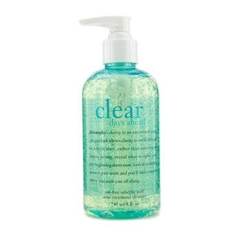 philosophy clear days ahead oil-free salicylic acid acne treatment cleanser, 8 ounce - Walmart.com