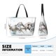 thumbnail image 4 of Fotbe Running White Horses Bolsa de Viaje para Playa - Resistente al Agua, Bolsa Tote de Gran Capacidad y Ligera con 7 Bolsillos para Mujeres y Hombres, 4 of 7
