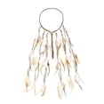 thumbnail image 3 of Diadema con borlas de plumas estilo hippie bohemio, ideal para actuaciones en ., 3 of 6