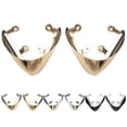 thumbnail image 2 of 1 Pair Metal Toe Caps Creative Protective Heel Decoration Shoes Supplies, 2 of 9