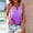 Purple, variant on HOMBOM Womens Graphic Tank Top Pink Shirts Summer Sleeveless Heart Print Top for Ladies