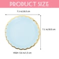 thumbnail image 2 of PAMINGONO Skyblue Disposable Paper Plates for Daily Use and Parties, 20 Count, Ideal for Salads, Desserts, and More, 2 of 8
