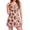 Dark Pink_Floral, variant on Sexy Sleepwear Nightgown for Women Lace Chemises V-Neck Nightwear Full Slip Nighties
