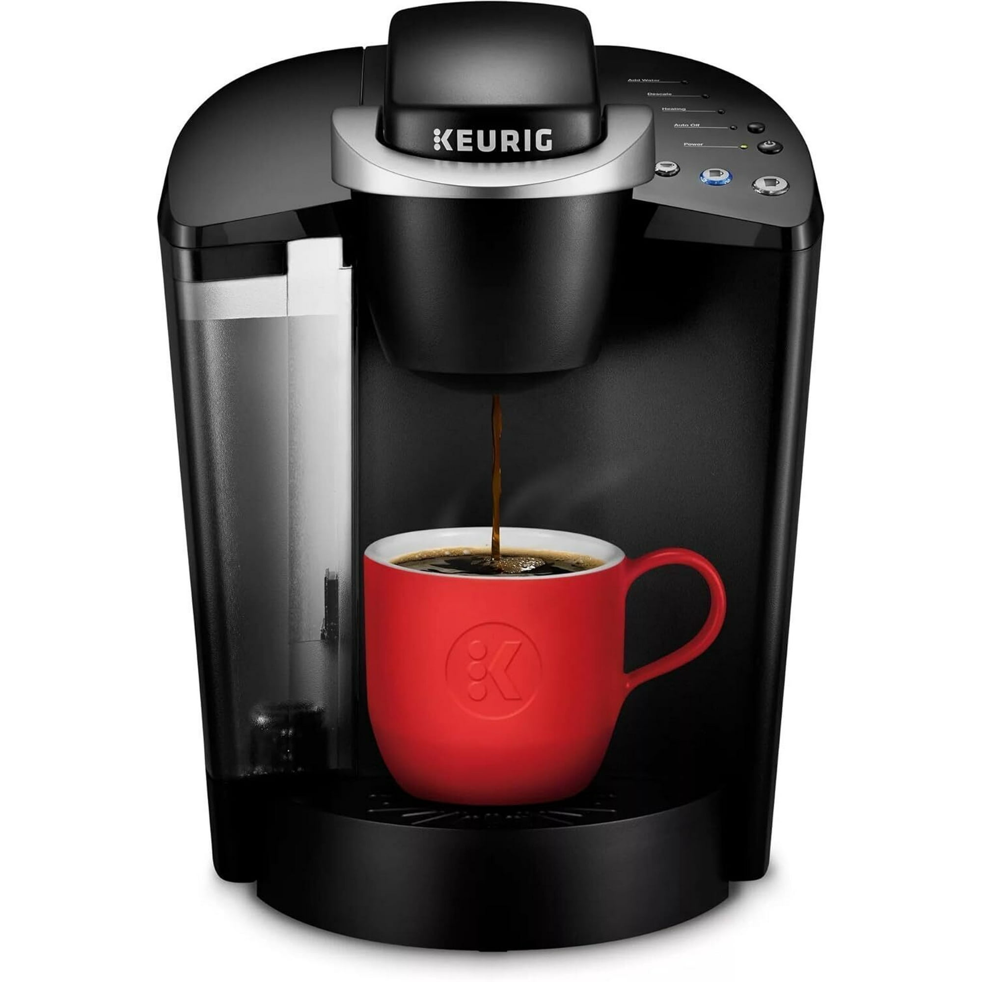 Keurig K-Classic Single Serve K-Cup Coffee Maker with 3 Brew Sizes & 48oz Removable Reservoir (Black)