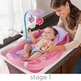 Summer Infant Sparkle Fun Newborn to Toddler Baby Tub with Toy Bar