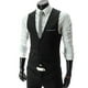 thumbnail image 1 of Men Peaky Blinder Business Waistcoat Slim Fit Suit Vest Formal Gilet Jacket, 1 of 1