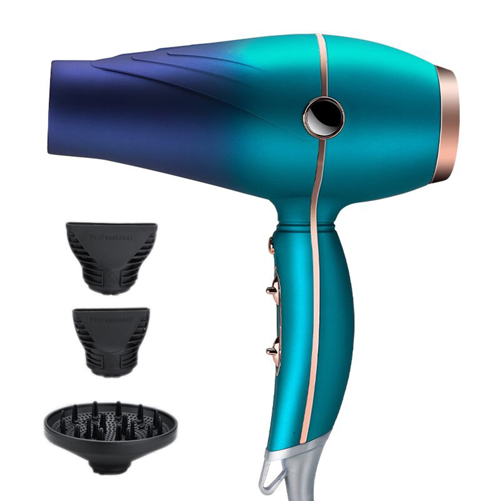 Labymos Hair Dryer 3 Speeds Adjustable Blow Dryer Hot / Cold Wind with 3  Nozzles Diffusers Portable Hair Drying Styling Tools for Home & Salon |  Walmart Canada