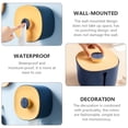 thumbnail image 2 of Tissue Storage Box Wall Mount Holder Mounted Toilet Household No Punching Abs 2 Pieces, 2 of 6