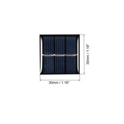 Mini Solar Panel Cell 1.5V 60mA 0.09W 30mm x 30mm for DIY Project Pack of 5