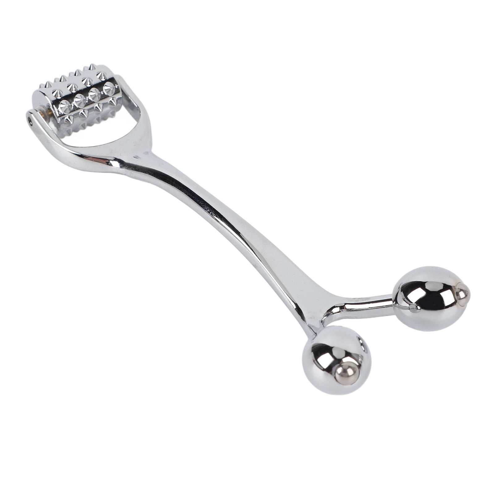 YAHHU Zinc Alloy Face Roller Massager – Deep Tissue Acupuncture Roller for Muscle Relief, Comfort & Skin‑Friendly Design
