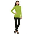 thumbnail image 3 of Vivian's Fashions Top - Turtle Neck Top (Lime, Large), 3 of 3