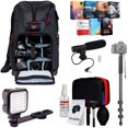 thumbnail image 1 of Deco Gear Pro Mobile Video Elite Bundle Including Sling Photography Backpack +Condenser Microphone + Videography LED Light + Monopod Stabilizer & Accessories Kit, 1 of 4