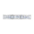 thumbnail image 3 of 1/2 Carat Channel Set Diamond Wedding Band Ring in 14K White Gold (Ring Size 10.5) (I1-I2 Clarity), 3 of 4