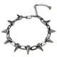 thumbnail image 2 of Gargantillas para mujer y niña Collares gargantilla para hombre Gargantilla punk de cadena Streetwear Hechas a mano Ajustables Joyería vintage, 2 of 8