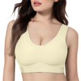 thumbnail image 2 of Endives Jelly Bra for Women Wireless Full Coverage Support Bra Back Hook Closure Soft Everyday Sleep Bra for Large Bust M, 2 of 6