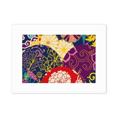 thumbnail image 1 of Flowers Dots Pattern Chinese Japanese Style Asia Photo Mount Frame Picture Art Painting Desktop 5x7 inch, 1 of 3
