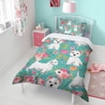 thumbnail image 4 of Schnauzer Dogs Duvet Cover and Pillowcase Set for Single Bedding, Bedroom Accessories for Kids Teens, 4 of 5