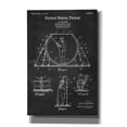 thumbnail image 1 of Epic Graffiti "Golf Teaching Device Blueprint Patent Chalkboard" Giclee Canvas Wall Art, 12"x18", 1 of 3