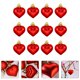 thumbnail image 2 of 36pcs Navidad corazón rojo colgante árbol de navidad decoración colgante corazón decoración, 2 of 7