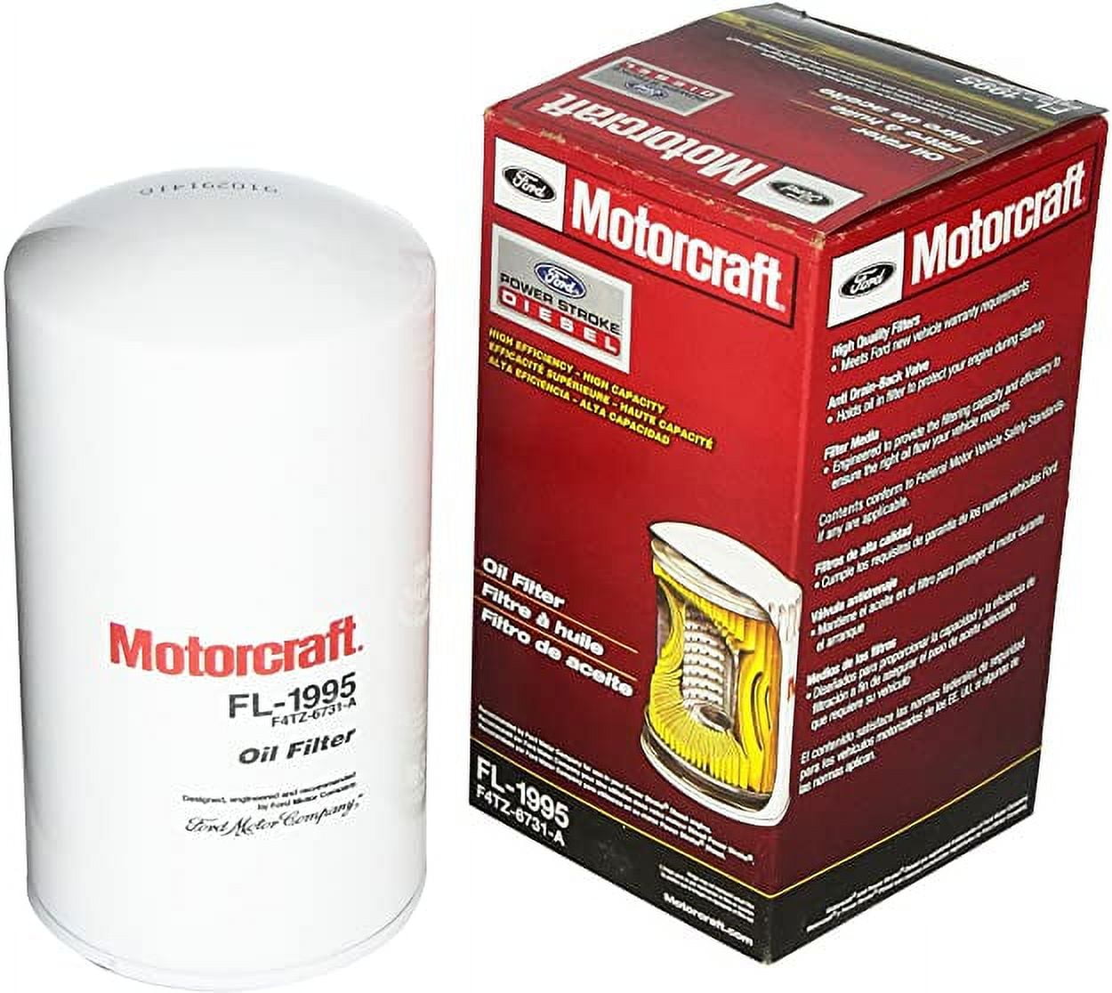 Quality Motorcraft Extended Life Car Performance Engine Oil Filter