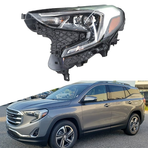 Fit for GMC Terrain 2018 2019 2020 2021 Headlight Headlamp Housing Assembly (Front Left Driver Side, without Bulb)
