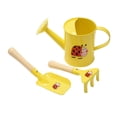 thumbnail image 6 of Sungmor Gardening Tools Set Cute Little Gardener Kit | Package Includes 3PC Yellow Ladybird Watering Can & Trowel & Rake Gardening Hand Tools | Perfect for Garden,Yard or Beach, 6 of 6
