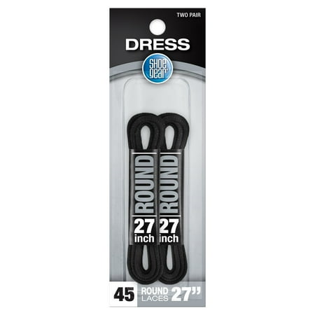 Shoe Gear Waxed Round Dress Black Shoe Lace for Men and Women Polyester Black 27 Shoe Gear Waxed Round Dress Black Shoe Lace for Men and Women Polyester Black 27