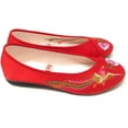 thumbnail image 3 of TJ Global Women's Traditional Chinese Phoenix and Flower Embroidery Flats - Totem Style Loafers Comfortable Round Toe Ballet, Cheongsam (Red, Size 7), 3 of 5